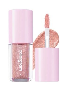 NWT Korean Beauty Colorgram Milk Bling Shadow in Spring Pink Ending - Rose Gold